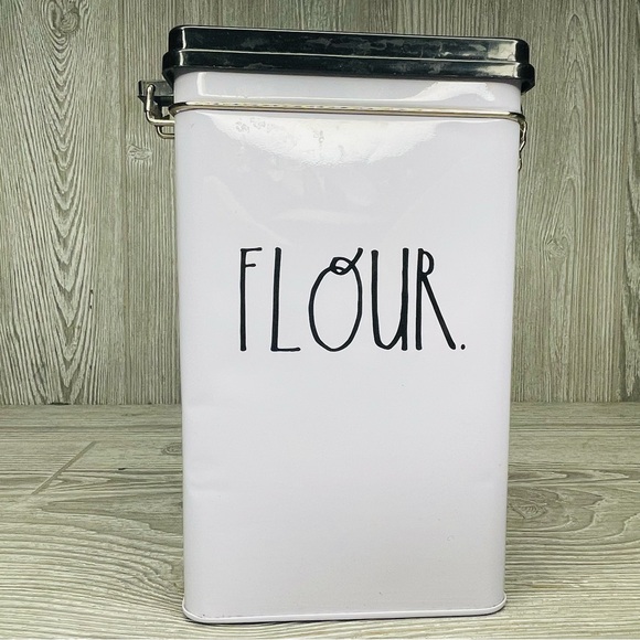 Rae Dunn Tin Recipe Box w/ 24 Cards sealable flour & tea decorative containers - Picture 4 of 16